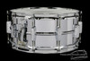 1978 Ludwig Supraphonic Vintage Snare Drum Blue Olive Badge : 6.5 x 14
