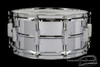 1978 Ludwig Supraphonic Vintage Snare Drum Blue Olive Badge : 6.5 x 14
