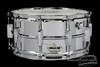 1978 Ludwig Supraphonic Vintage Snare Drum Blue Olive Badge : 6.5 x 14