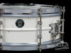 1930s Leedy White Enamel Reliance Model Snare Drum : 5 x 14