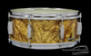1940s Ludwig Standard Model 'Butterscotch' Snare Drum :  5.5 x 14