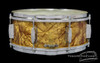 1940s Ludwig Standard Model 'Butterscotch' Snare Drum :  5.5 x 14