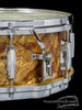 1940s Ludwig Standard Model 'Butterscotch' Snare Drum :  5.5 x 14