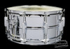 1980 Ludwig Supraphonic Vintage Snare Drum Blue Olive Badge : 6.5 x 14