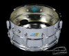 1980 Ludwig Supraphonic Vintage Snare Drum Blue Olive Badge : 6.5 x 14