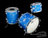 1966 Rogers Holiday 'Swingtime' Model Drum Kit : Blue Sparkle : 20 12 16 **SOLD**