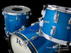 1966 Rogers Holiday 'Swingtime' Model Drum Kit : Blue Sparkle : 20 12 16 **SOLD**