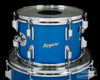 1966 Rogers Holiday 'Swingtime' Model Drum Kit : Blue Sparkle : 20 12 16 **SOLD**