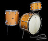 1950s-60s Slingerland Radio King Gold Sparkle Drum Kit : 20-12-14