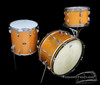 1950s-60s Slingerland Radio King Gold Sparkle Drum Kit : 20-12-14