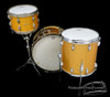 1950s-60s Slingerland Radio King Gold Sparkle Drum Kit : 20-12-14