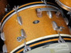 1950s-60s Slingerland Radio King Gold Sparkle Drum Kit : 20-12-14