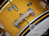 1950s-60s Slingerland Radio King Gold Sparkle Drum Kit : 20-12-14