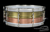 2013 AK Drums Hybrid Copper/Brass Snare Drum Nickel Hardware : 5x14