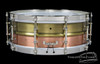 2013 AK Drums Hybrid Copper/Brass Snare Drum Nickel Hardware : 5x14