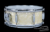 1950s Gretsch Broadkaster Model 3-Ply Snare Drum White Marine:  5 x 14  