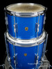 1965 Ludwig Clubdate Vintage Drum Kit Set : Blue Sparkle Pearl : 20 12 14