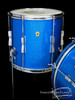 1965 Ludwig Clubdate Vintage Drum Kit Set : Blue Sparkle Pearl : 20 12 14