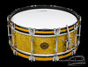 1930s Slingerland 'Tone Flange' Model Snare Drum Sparkling Gold : 5 x 14 **SOLD**