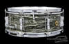 1966 Ludwig Oyster Black Pearl Jazz Festival Snare Drum Vintage Keystone: 5 x 14