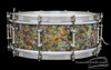 1928-30 Ludwig Peacock Pearl Type I 'Separate Tension' Snare Drum : 5 x 14
