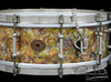 1928-30 Ludwig Peacock Pearl Type I 'Separate Tension' Snare Drum : 5 x 14