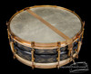 1929 Ludwig DeLuxe Black Beauty '10-Point Floral' Engraved Snare Drum : 5 x 14  