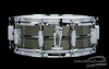 1977 Ludwig Brass Black Beauty Snare Drum Vintage Blue/Olive Badge : 5 x 14 **SOLD**
