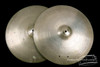 1940s 50s Zildjian Trans Stamp Avedis 16" Hi Hats Cymbals : 1050 & 1150