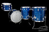 1964 Rogers Holiday Model Drum Kit Blue Onyx Vintage - 20 12 14x16 16
