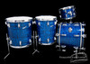 1964 Rogers Holiday Model Drum Kit Blue Onyx Vintage - 20 12 14x16 16