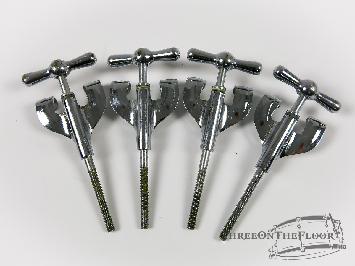(x4) 1950s 60s Gretsch Bass Drum Tension Rods Torpedo Vintage Style : Lot064