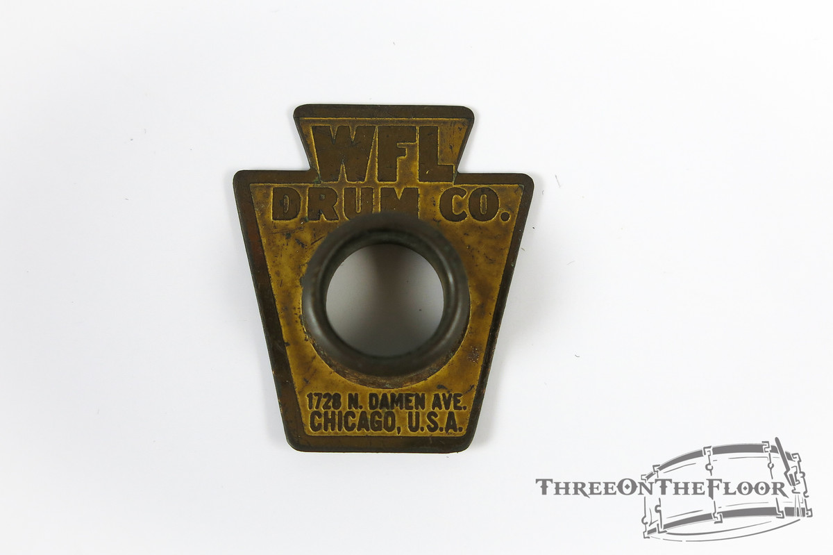 1950s Ludwig WFL Keystone Drum Badge Tom Snare : Lot052