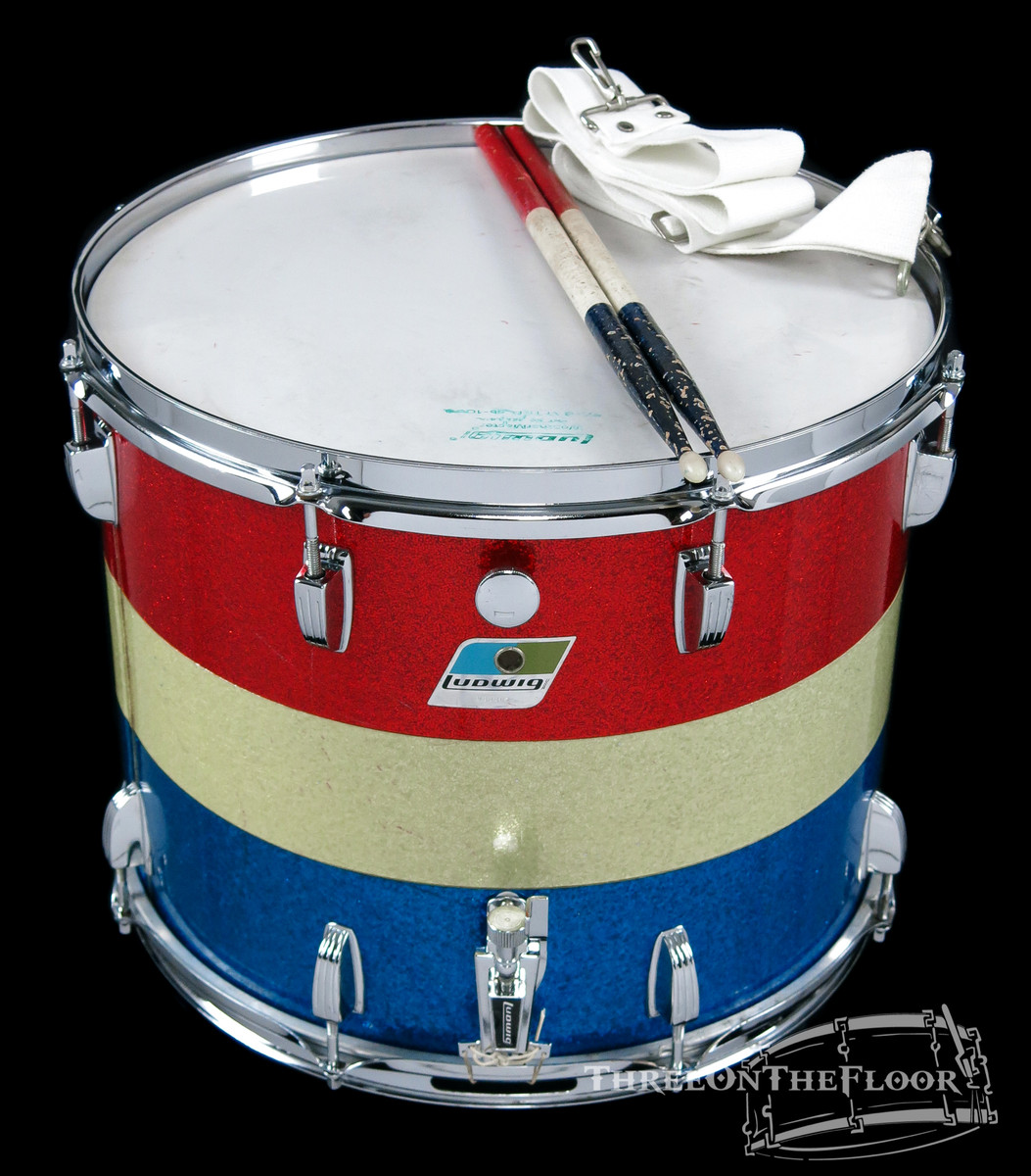 1976 Ludwig Super Classic Model Parade Snare Drum Multi Sparkle  : 12 x 15