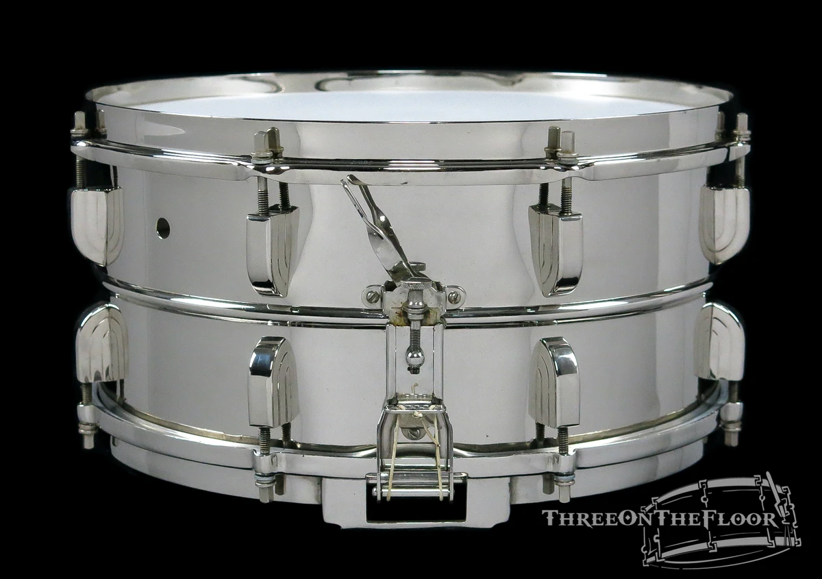 1940s-50s Leedy 'Broadway' Standard Model Vintage Snare Drum : 6.5 x 14