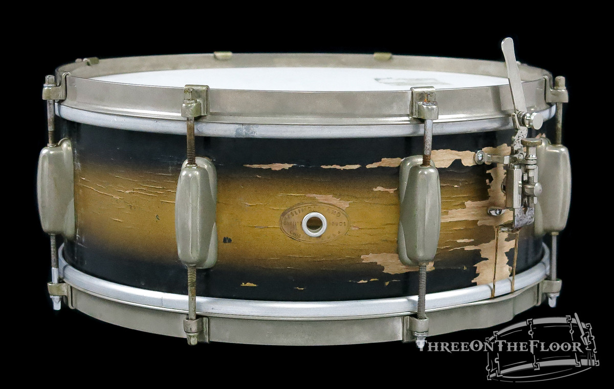 1950s Slingerland Student Model Radio King Snare Drum Duco : 5.5 x 14