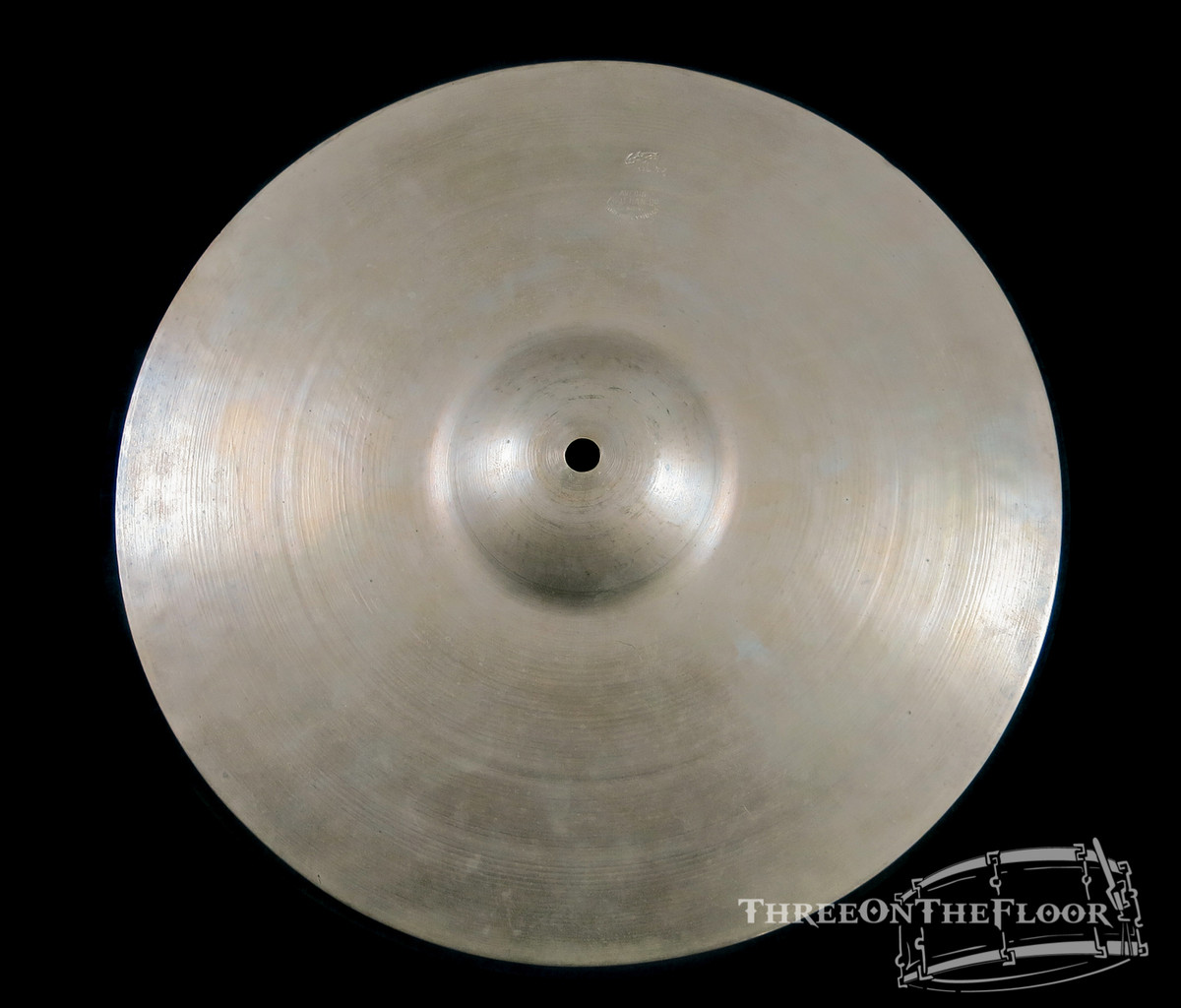1920s-30s Zildjian First Stamp Avedis 13" Splash Cymbal Hat : 440 grams