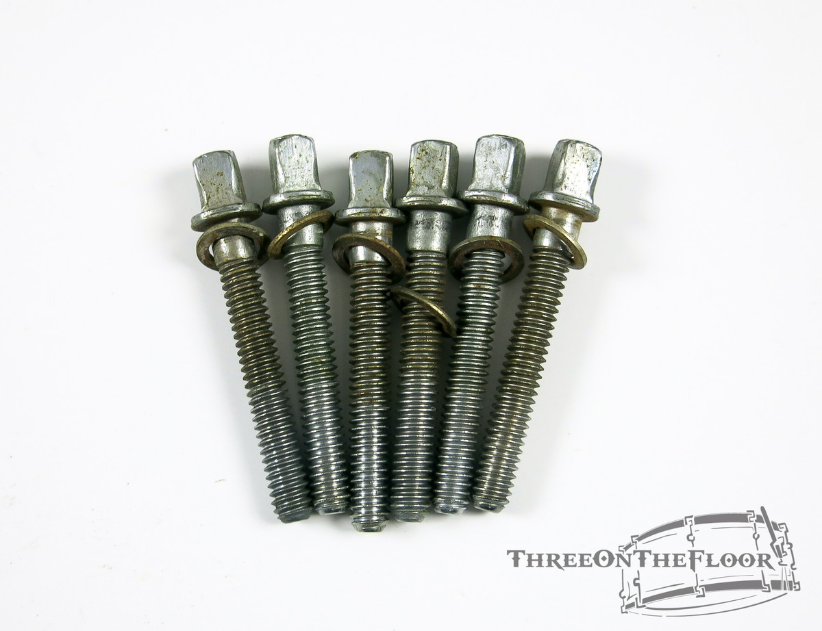 (x6) 1960s Rogers Vintage Holiday Model 2" Tension Rods Drum Tom : Lot149