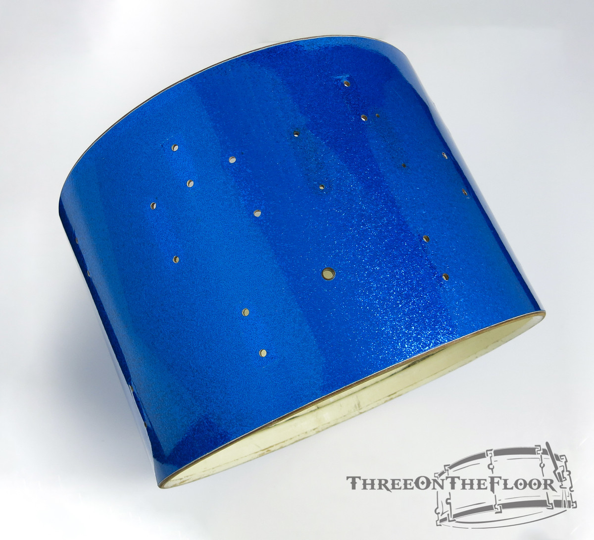 1960s Ludwig 14x20 Bass Drum Shell Vintage Blue Sparkle Pearl