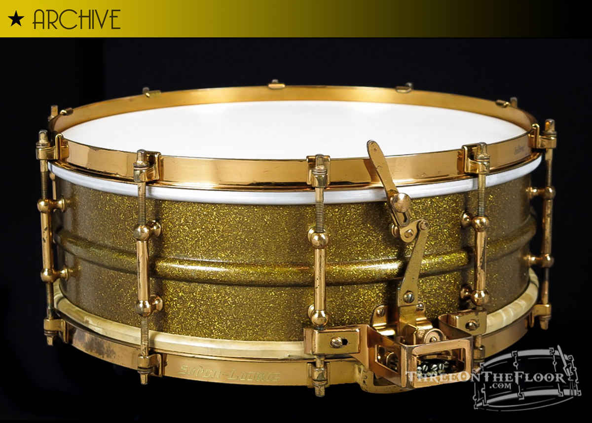 1920s Ludwig 'Ludwigold' Super Ludwig Model Snare :  5 x 14  