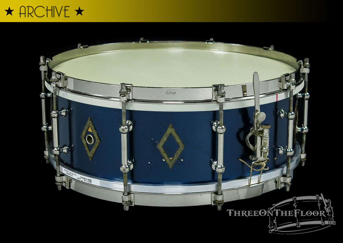 1933 Ludwig 'Hi Luster' Dressed Professional Model Snare :  5 x 14 
