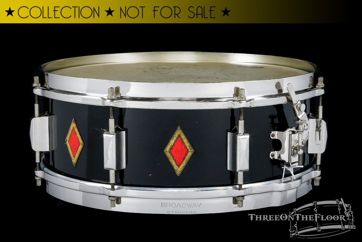 1935 Leedy Full Dress Duco Broadway Standard Snare Drum :  5 x 14  