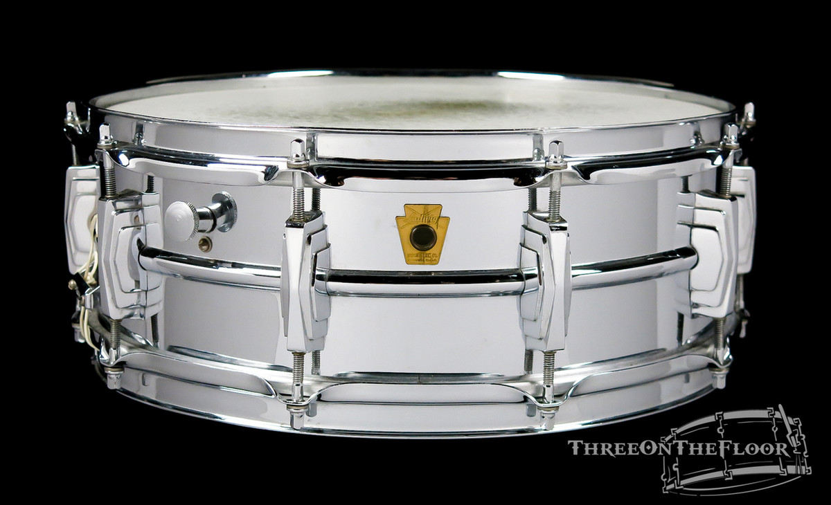 1960s Ludwig Pre-Serial LM400 Brass Supraphonic Snare Drum : 5 x 14