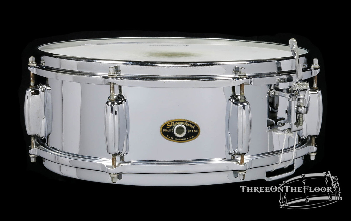 1960-62 Slingerland Sound King Brass Snare Drum : 5x14