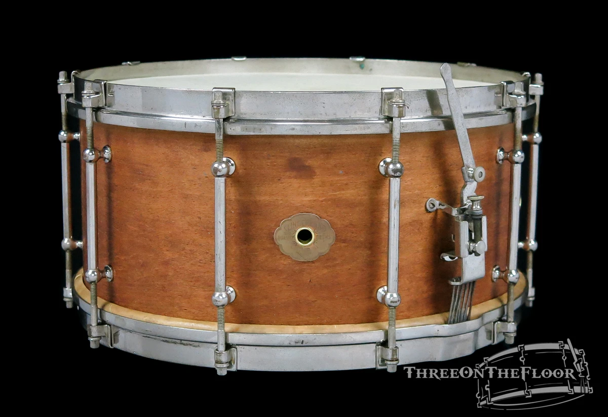 1930s Slingerland Tone Flange Model Vintage Snare Drum / Fancher : 7 x 14