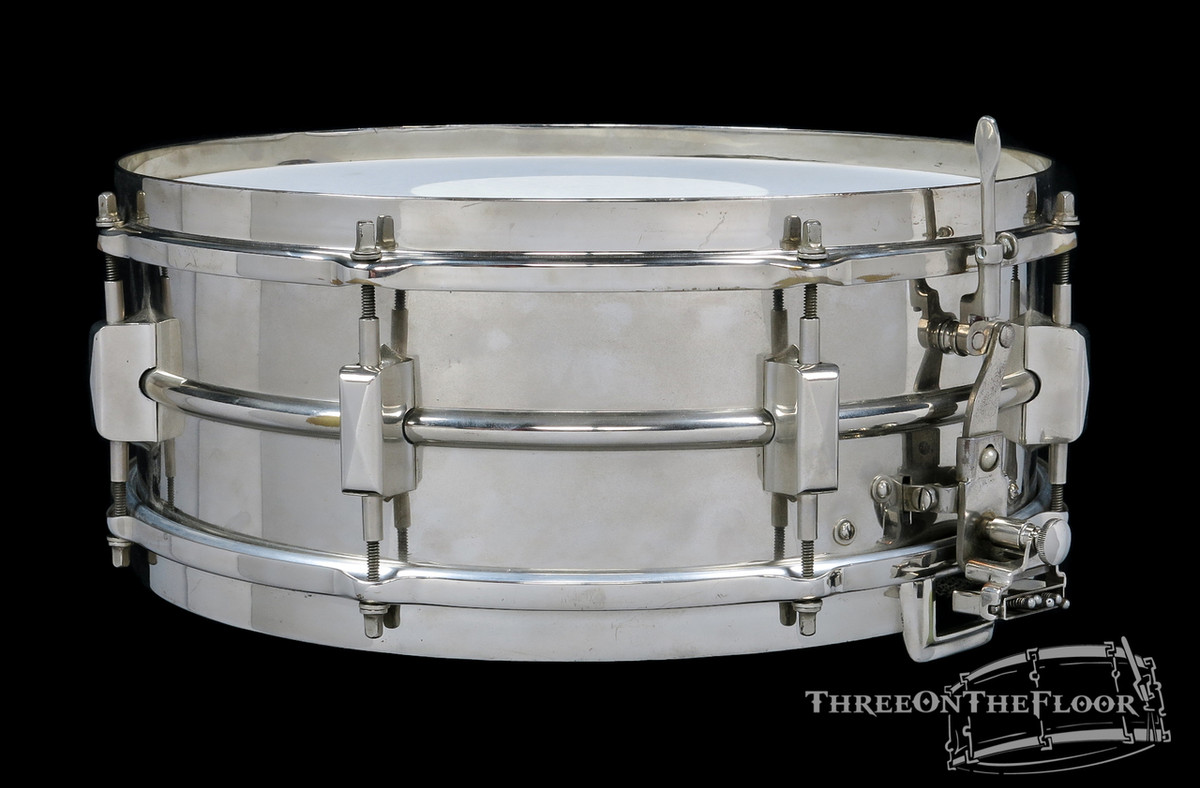 1932-38 Leedy Broadway Parallel Model Snare Drum Brass : 5 x 14 **SOLD**