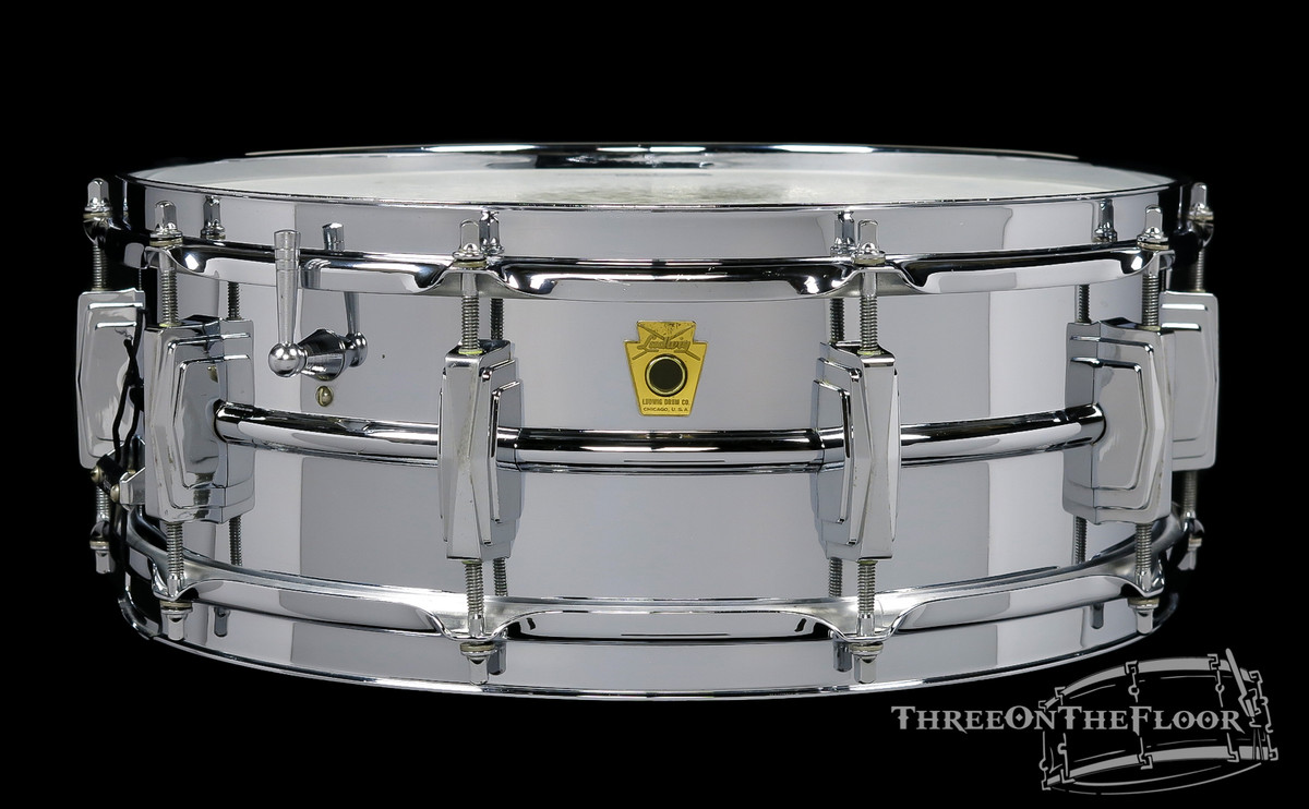 1960-63 Ludwig Supraphonic Model Pre-Serial Badge Snare Drum : 5 x 14 **SOLD**