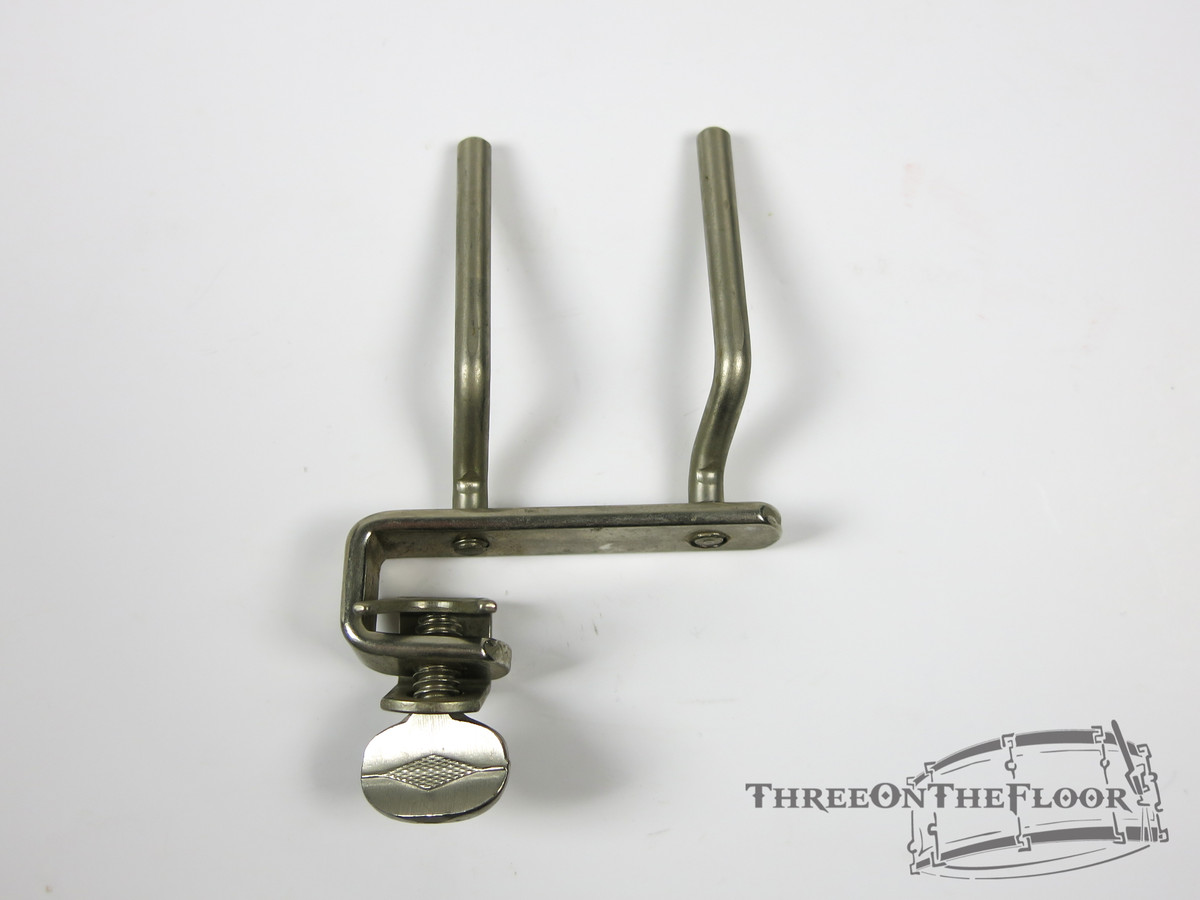 1940s-50s Bass Drum Aux / Wood Block Bell Mount Clamp : Lot046