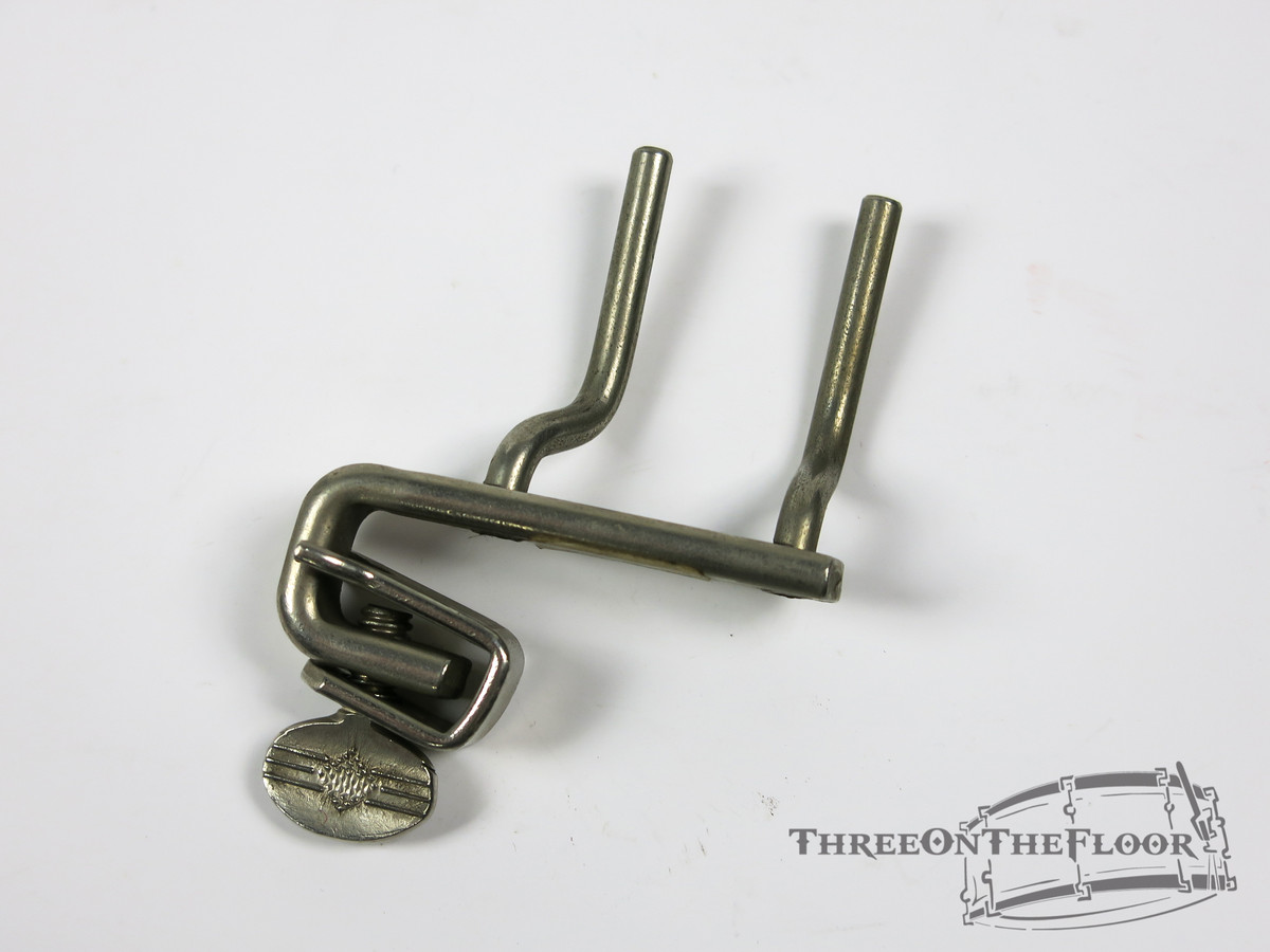 1940s-50s Bass Drum Aux / Wood Block Bell Mount Clamp : Lot134