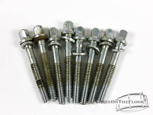 (x8) 1960s Gretsch ROUND BADGE Drum Tension Rods 2" : Lot080
